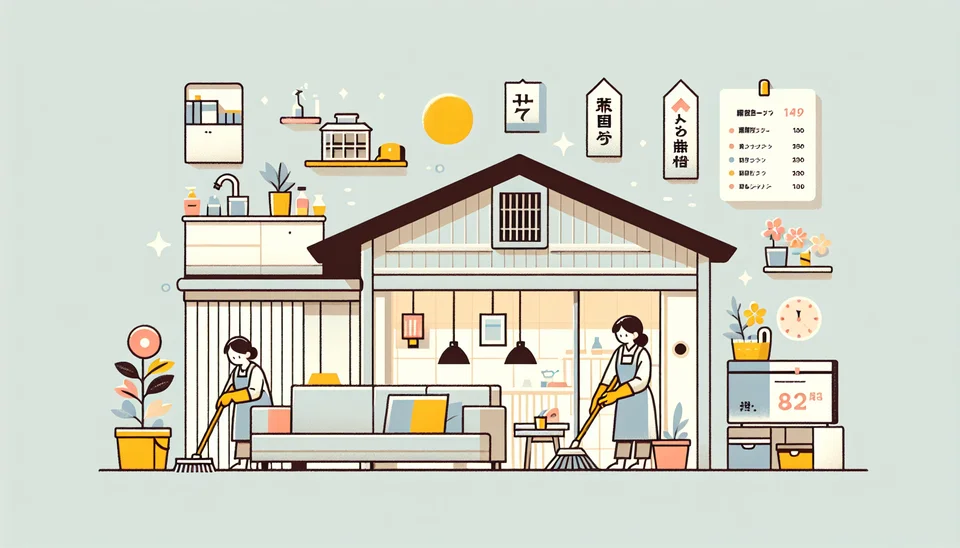 家事代行の料金相場と基本的な仕組みのイメージ画像